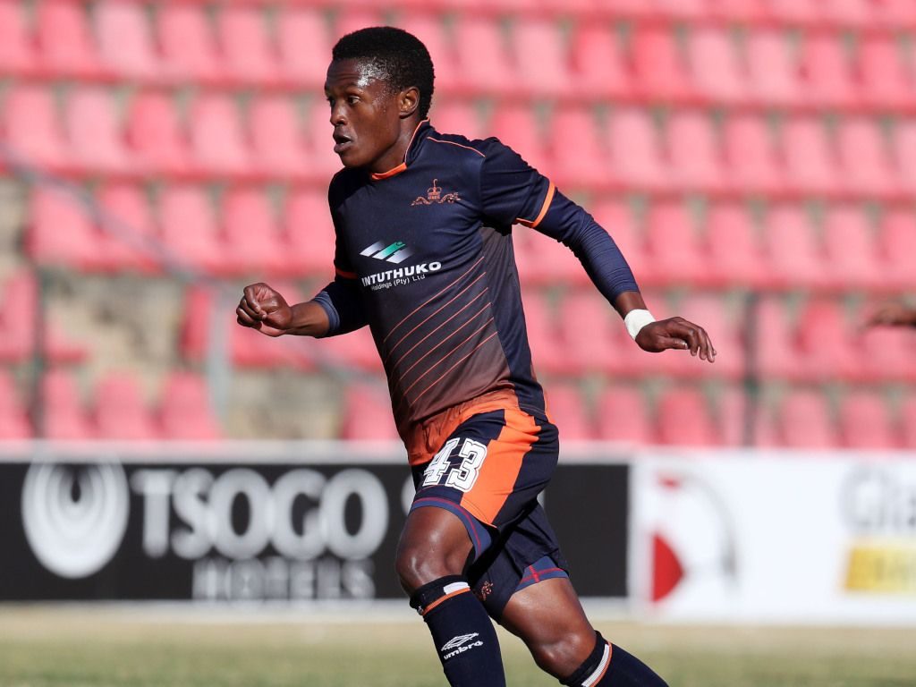 Nkosi in the number 43 shirt for Real Kings FC
